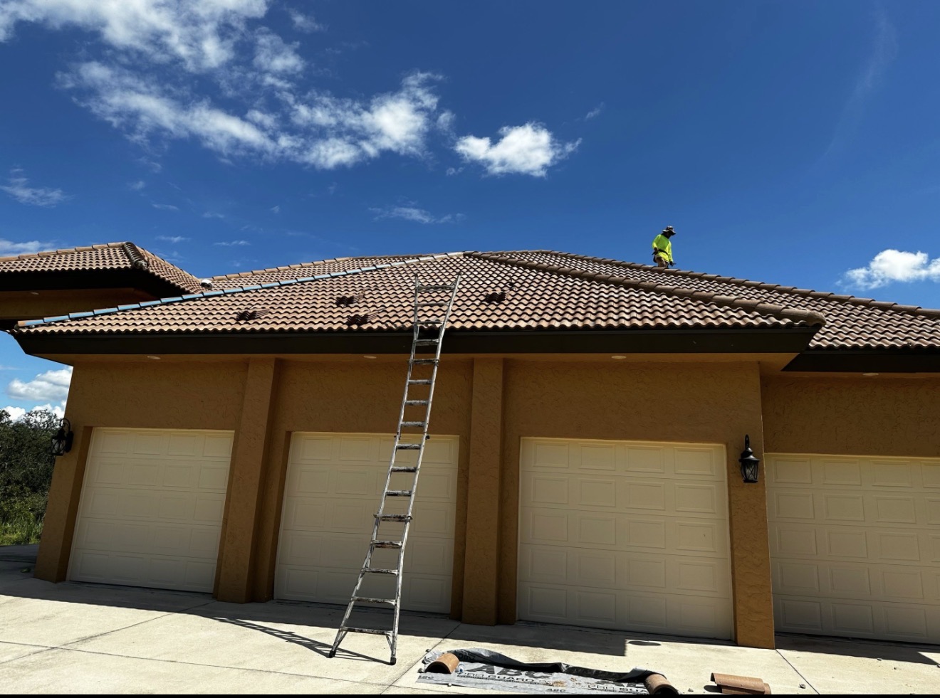 Roof replacement in progress — Mobile, AL
